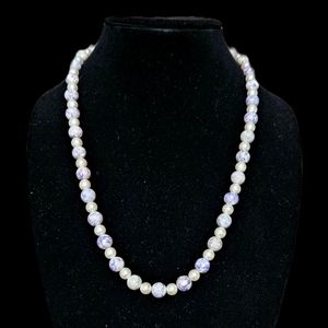 Pearl & gemstone necklace